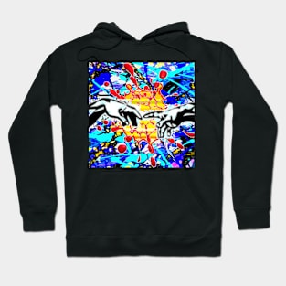 Graffiti Spray Hand of God Hoodie